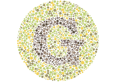 G Eye Test Letter Circle