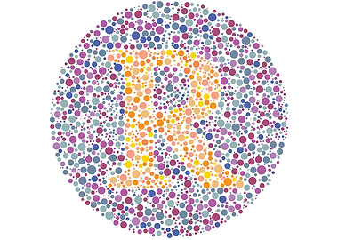 R Eye Test Letter Circle