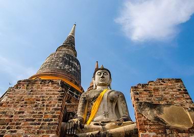 Buddha statues and temples