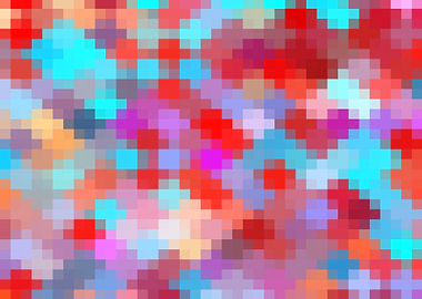 geometric square pixel art