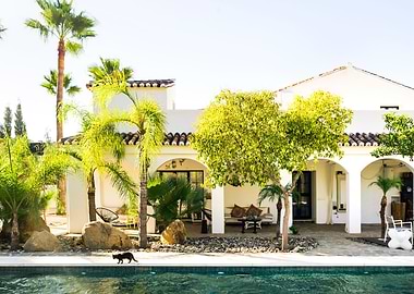 Swimming pool at villa