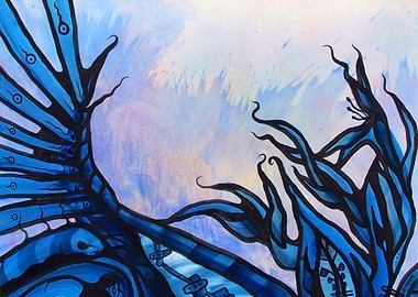 Blue Garden Mother Earth