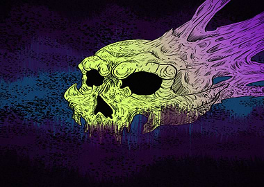 abstract skull