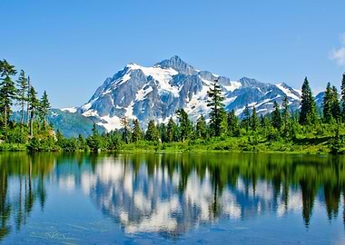 Beautiful Mountain Lake
