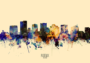 phoenix skyline yellow