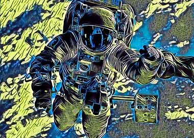 deep space astronaut