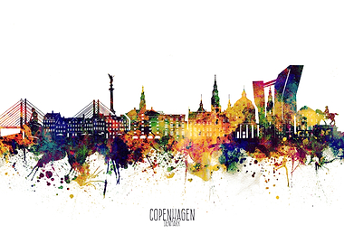 copenhagen watercolor 2