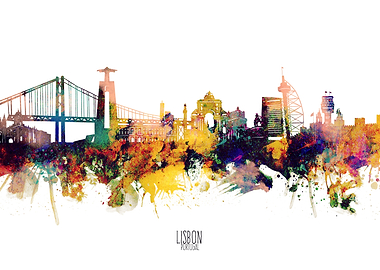 lisbon watercolor 2