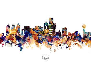 dallas watercolor 2