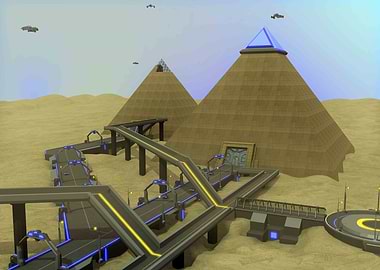 Scifi Egypt Piramyds