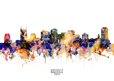 nashville watercolor 2