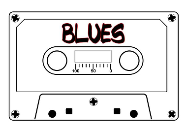 Blues Music Tape Cassette