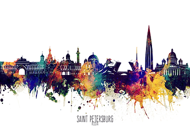 st petersburg watercolor 2