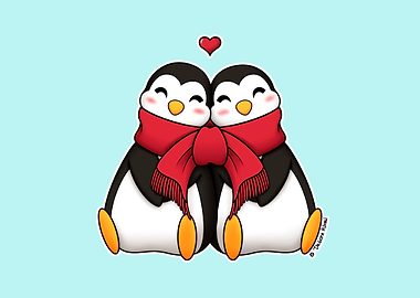 Penguins in love