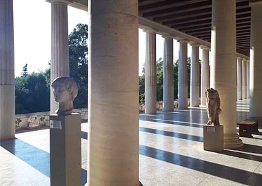 Stoa of Atallos Columns
