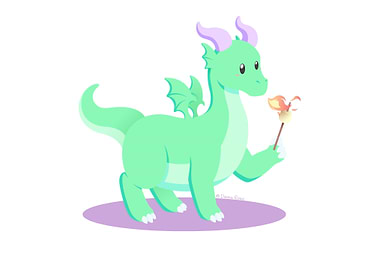 European Dragon Kawaii