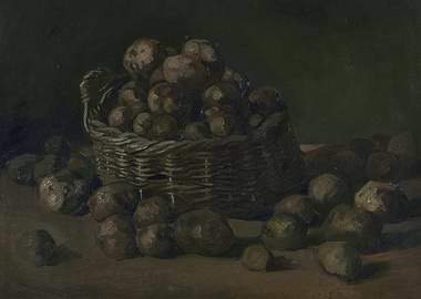 Basket of Potatoes 1885 0