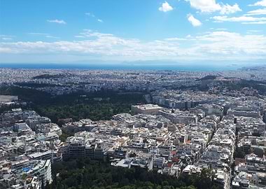 Beautiful View of Athens