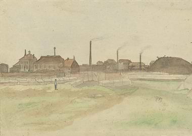 Cokesfabriek in de Borinag