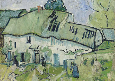 Farmhouse with Two Figures