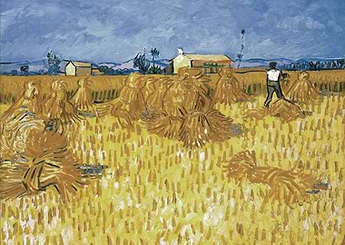 Harvest in Provence 1888