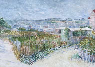 Montmartre behind the Mo