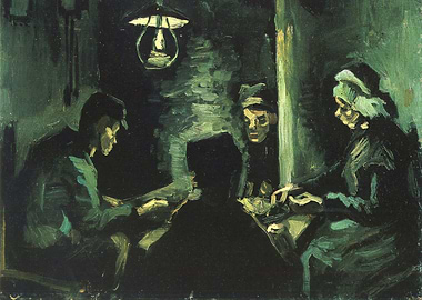 Four Peasants at a Meal 1