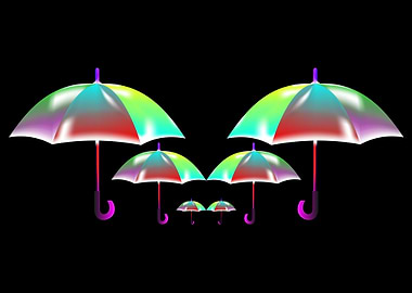 umbrella background with a
