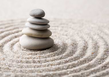 Zen garden artwork