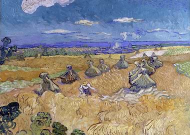 Wheat Fields with Reaper