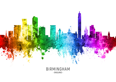 Birmingham England Skyline