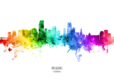 Miami Florida Skyline