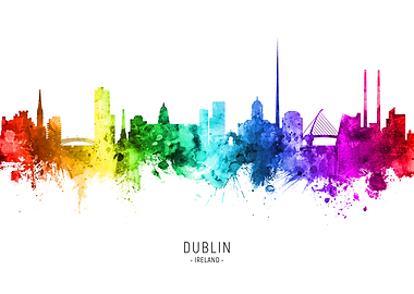 Dublin Ireland Skyline