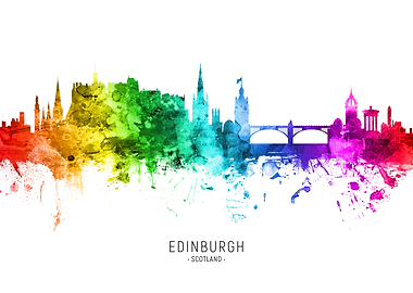Edinburgh Scotland Skyline