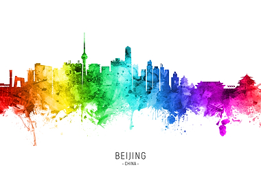Beijing China Skyline