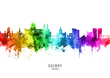 Galway Ireland Skyline