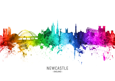 Newcastle England Skyline
