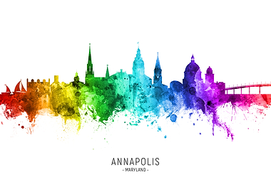 Annapolis Maryland Skyline
