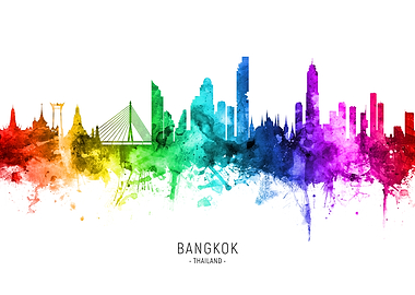 Bangkok Thailand Skyline