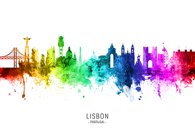 Lisbon Portugal Skyline
