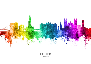 Exeter England Skyline