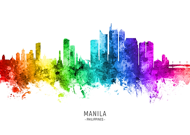 Manila Philippines Skyline