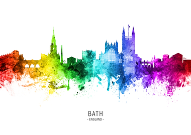 Bath England Skyline