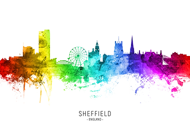 Sheffield England Skyline
