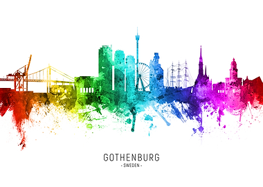 Gothenburg Sweden Skyline