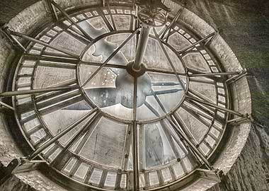 Vintage clock face