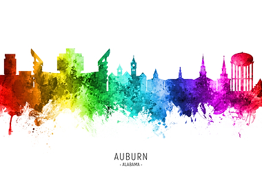 Auburn Alabama Skyline