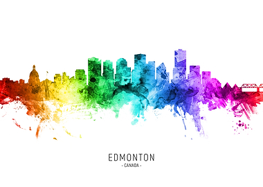 Edmonton Canada Skyline