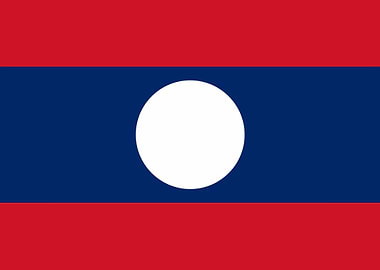 Laos National Flag