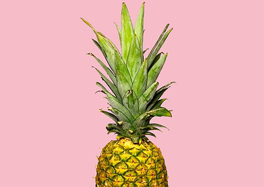 Pineapple On Pink